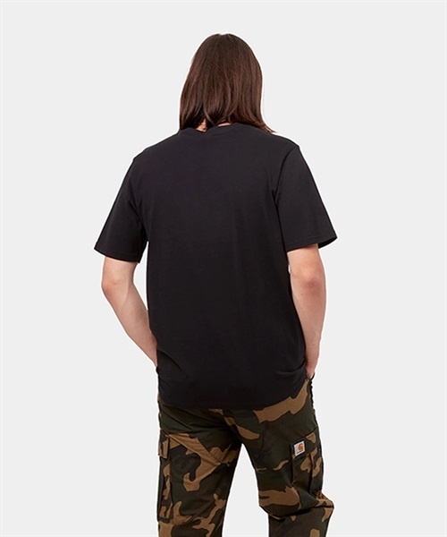 Carhartt WIP カーハートダブリューアイピー S/S POCKET T-SHIRT I030434 メンズ 半袖 Tシャツ KK2 C16(BLACK-M)