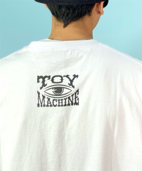 TOY MACHINE トイマシーン MTMSDST7 メンズ 半袖 Tシャツ ムラサキスポーツ限定 KK1 C2(WHITE-M)