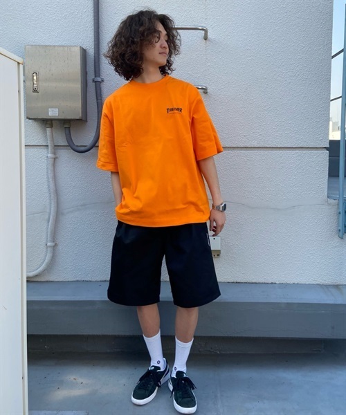 THRASHER スラッシャー MAY 94 THMM-006 メンズ 半袖 Tシャツ カットソー ムラサキスポーツ限定 KK1 C21(ORG-M)