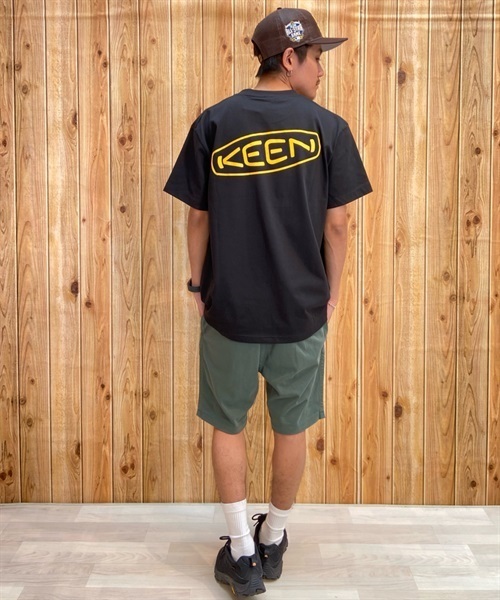 KEEN キーン 1028277 メンズ 半袖 Tシャツ KX1 C23(BLKY-S)