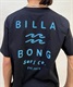 BILLABONG ビラボン CLEAN LOGO BD011-204 メンズ 半袖 Tシャツ バックプリント KX1 B20(BLK-S)