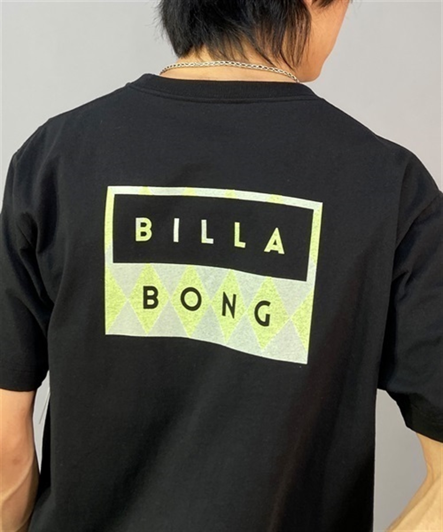 BILLABONG ビラボン DECAL CUT BD011-203 メンズ 半袖 Tシャツ バックプリント KX1 B25(WHT-S)