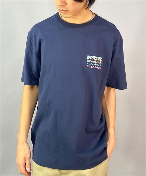 BILLABONG ビラボン THEME GRAPHIC BD011-216 メンズ 半袖 Tシャツ バックプリント KX1 B23(DKM-M)