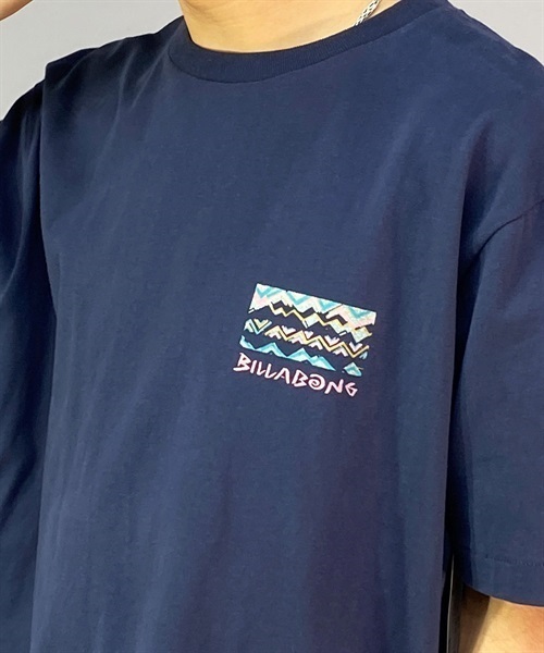 BILLABONG ビラボン THEME GRAPHIC BD011-216 メンズ 半袖 Tシャツ バックプリント KX1 B23(DNY-M)