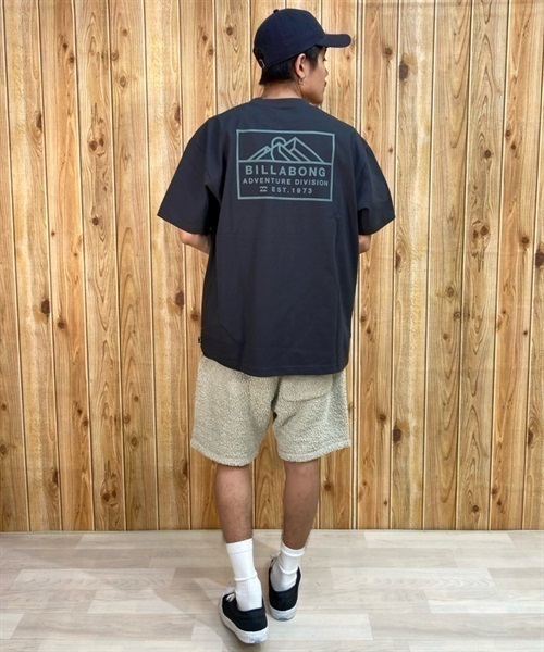 BILLABONG ビラボン BD011-217 メンズ 半袖 Tシャツ バックプリント KX1 B25(SND-M)