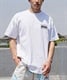 BILLABONG/ビラボン バックプリントTシャツ クルーネック半袖Tee/吸水速乾 ヘビーウェイトTシャツ BD011-244(WAA-M)
