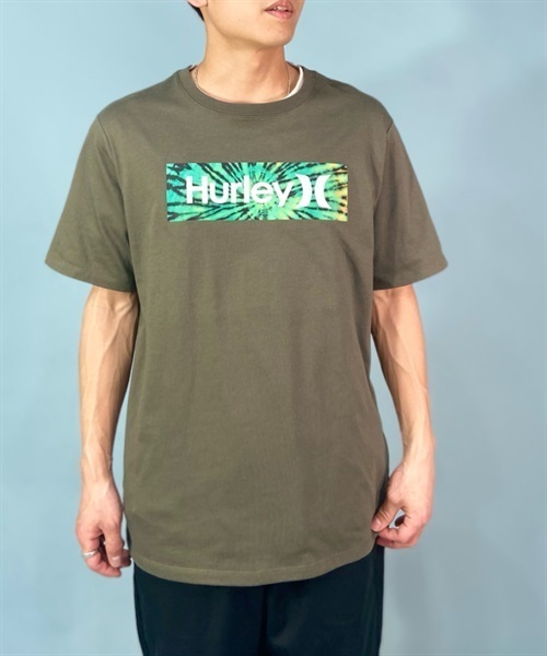 Hurley ハーレー TIE-DYE BOX TEE タイダイ ボックス ティー MSS2310002 メンズ 半袖 Tシャツ KX1 C18(BLK-M)