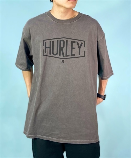 Hurley ハーレー OVERSIZED PIGMENT TEE オーバーサイズ ピグメント ティー MSS2310018 メンズ 半袖 Tシャツ KX1 C20(VML-S)