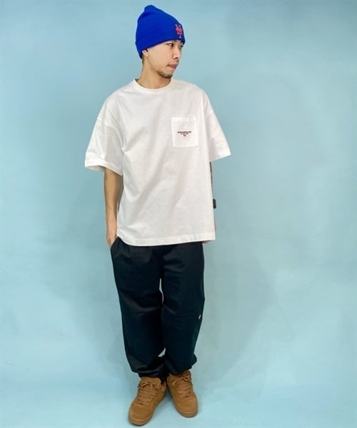 DC ディーシー 23 POCKET SS ポケット DST231042 メンズ 半袖 Tシャツ KX1 B20(WHT-M)