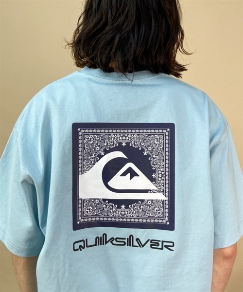 QUIKSILVER クイックシルバー QUIK BANDANA ST QST231616M メンズ 半袖 Tシャツ ムラサキスポーツ限定 KX1 B14(BLU-M)