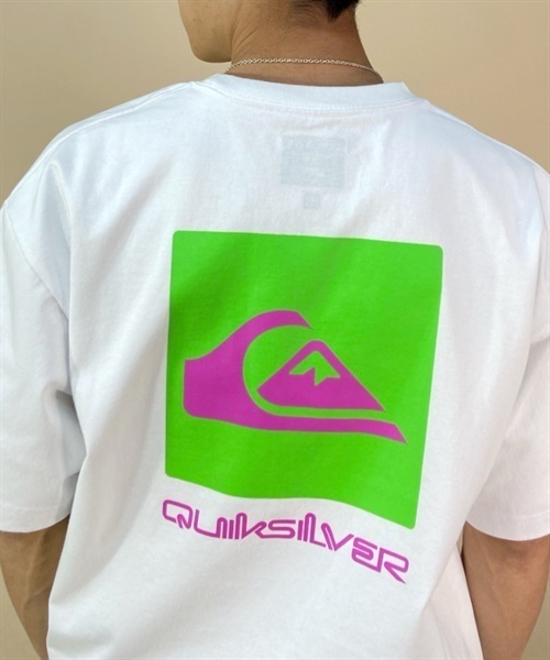 QUIKSILVER クイックシルバー QUIK NEONBOX ST QST231618M メンズ 半袖 Tシャツ ムラサキスポーツ限定 KX1 B14(WHT1-M)