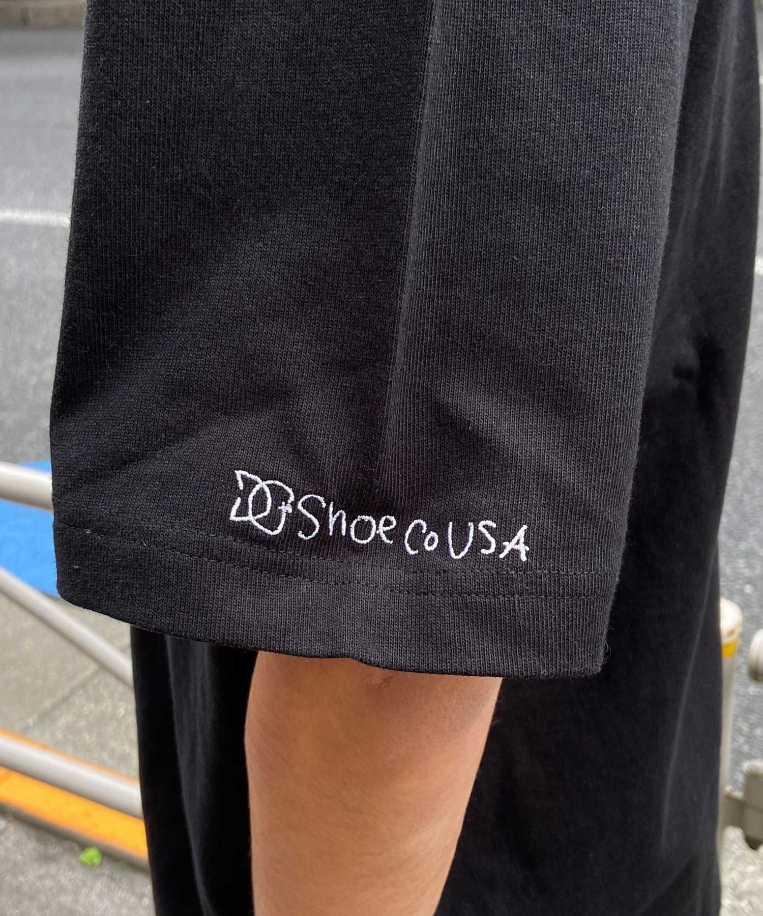 【クーポン対象】DC ディーシー DST241015 メンズ ポケット 半袖 Tシャツ ドロップショルダー ワンポイント 刺繍ロゴ(BLK-M)