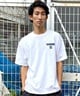 DC ディーシー DST241019 半袖 Tシャツ バックプリント ワイドシルエット ドロップショルダー(WHT-M)