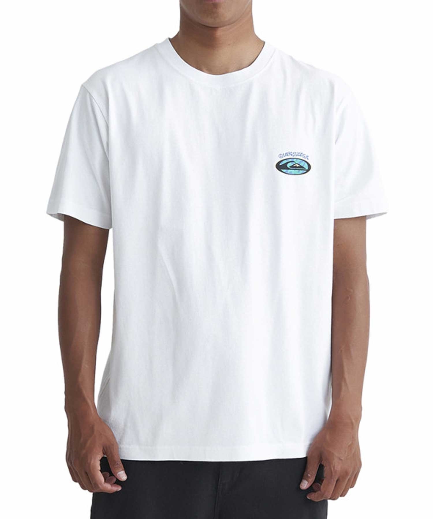 QUIKSILVER クイックシルバー QST241002 メンズ 半袖 Tシャツ ステーピース フル ST バックプリント(CHC-M)