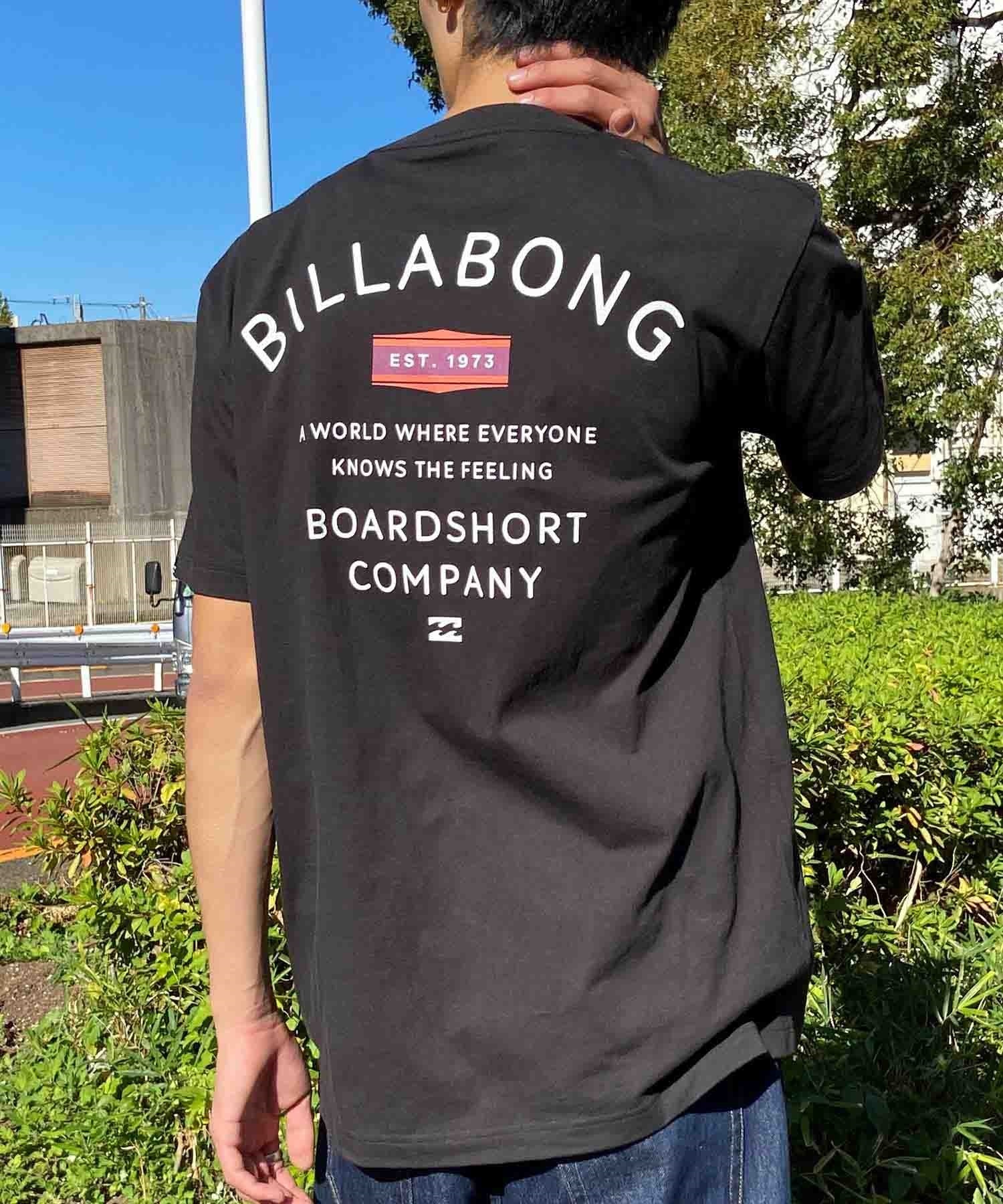 【クーポン対象】BILLABONG ビラボン PEAK Tシャツ 半袖 メンズ バックプリント クルーネック BE011-205(SAG-S)