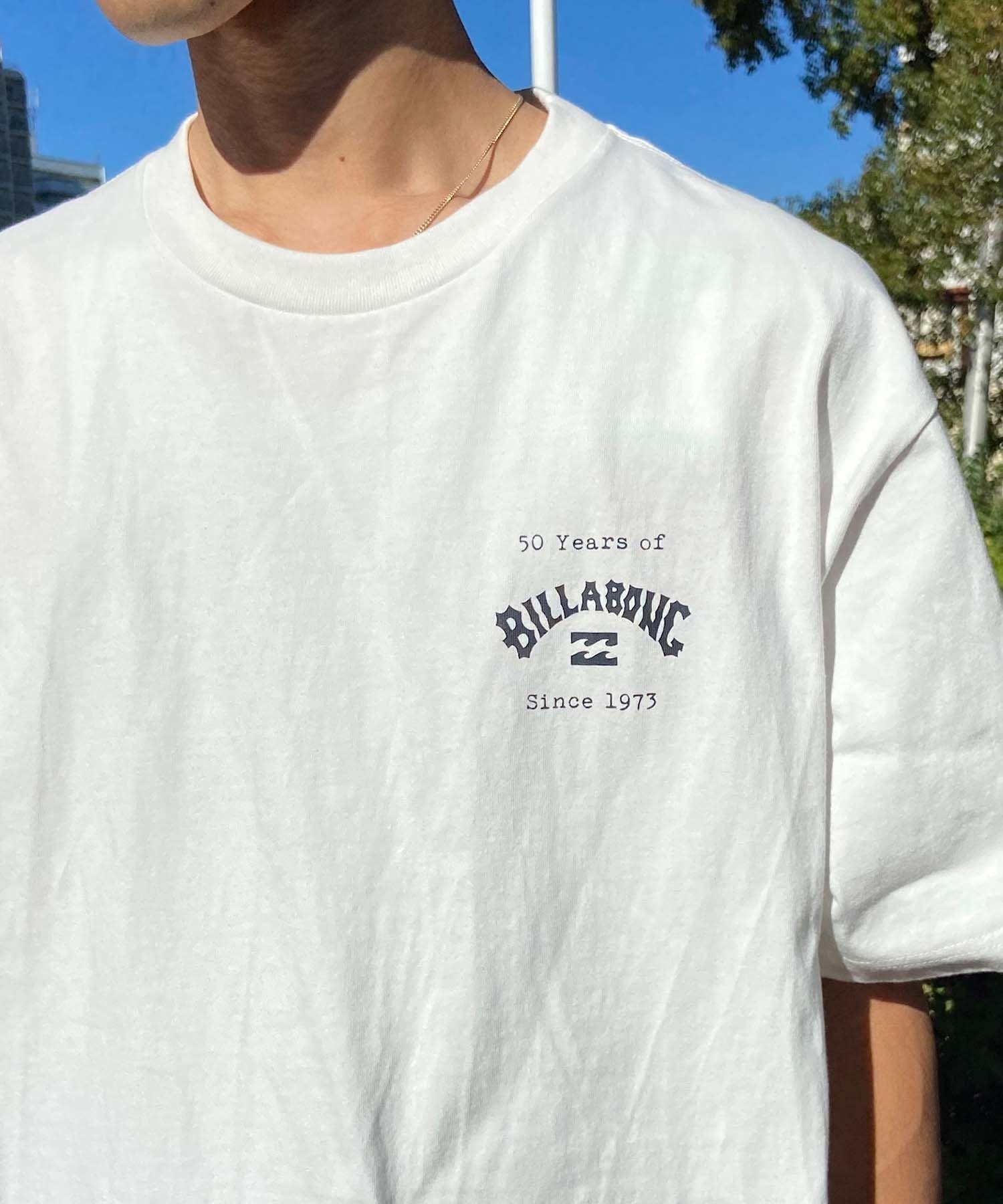 【クーポン対象】BILLABONG ビラボン FEELING IS FOREVER メンズ Tシャツ 半袖 バックプリント BE011-210(OFW-M)