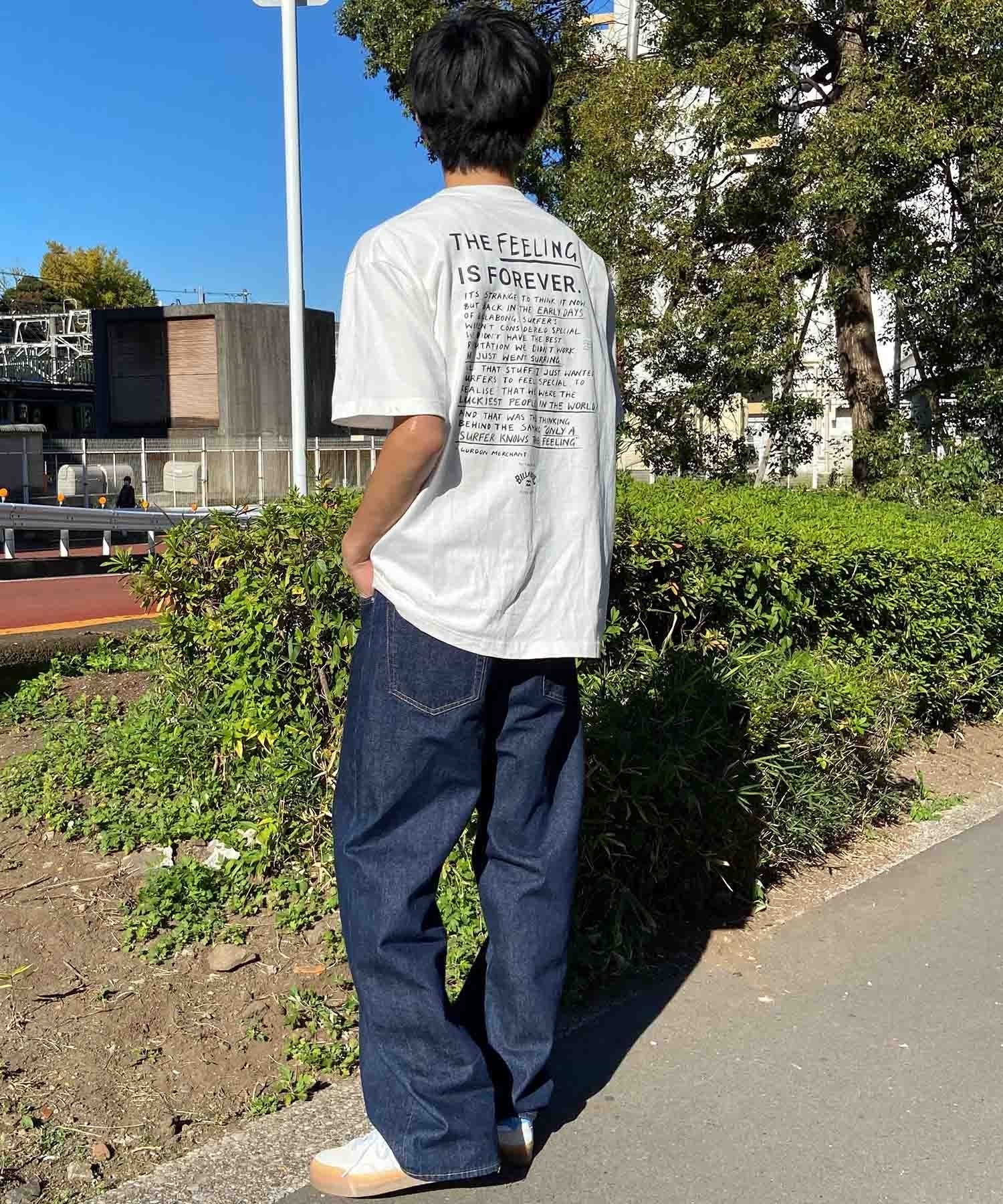 【クーポン対象】BILLABONG ビラボン FEELING IS FOREVER メンズ Tシャツ 半袖 バックプリント BE011-210(SAG-M)