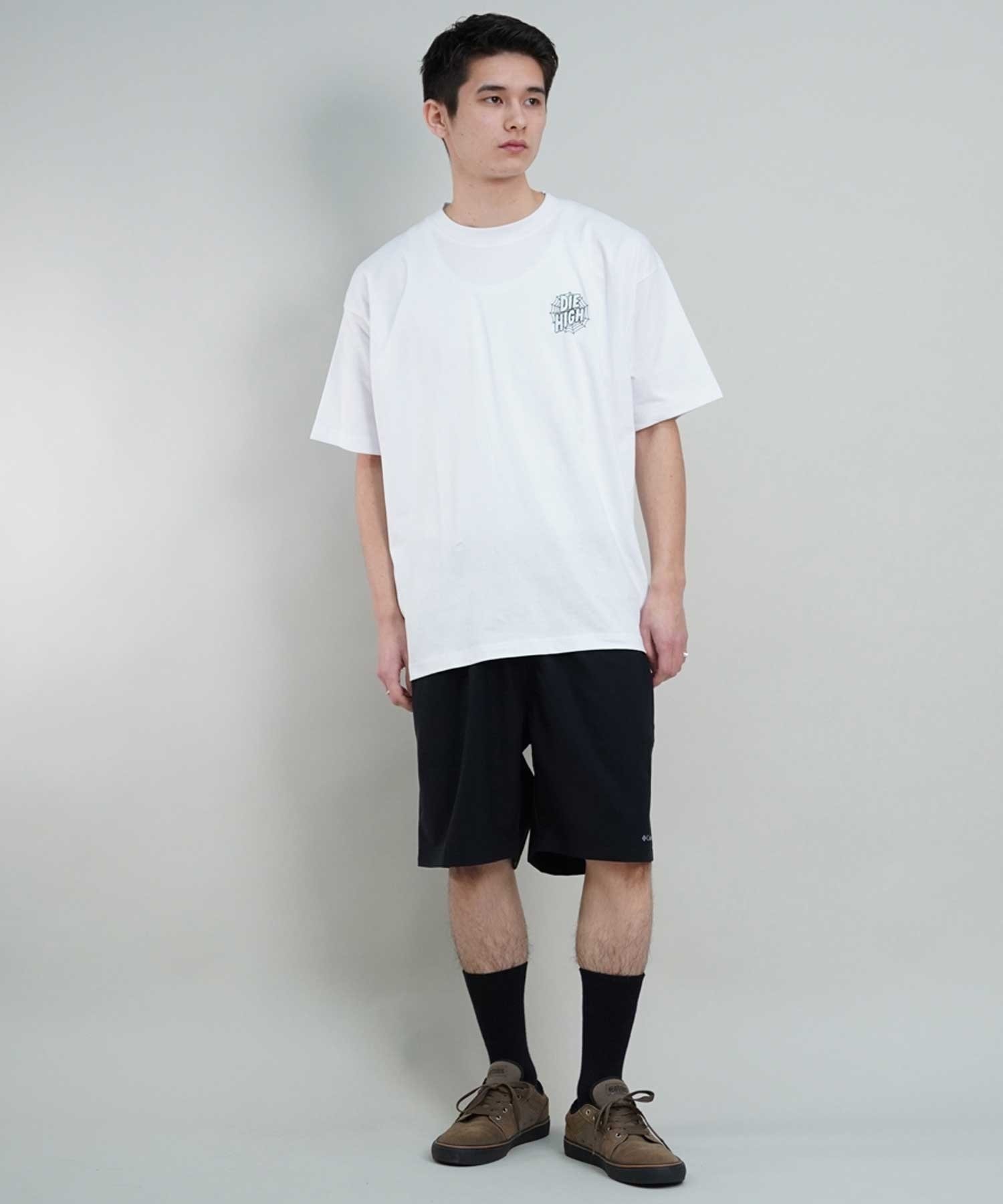 LURKING CLASS ラーキングクラス ST24STM06 メンズ 半袖 Tシャツ バックプリント オーバーサイズ Tシャツ ムラサキスポーツ限定(WHITE-M)