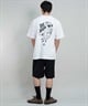 LURKING CLASS ラーキングクラス ST24STM06 メンズ 半袖 Tシャツ バックプリント オーバーサイズ Tシャツ ムラサキスポーツ限定(WHITE-M)