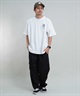 LURKING CLASS ラーキングクラス ST24STM08 メンズ バックプリント オーバーサイズ 半袖 Tシャツ ムラサキスポーツ限定(WHITE-M)