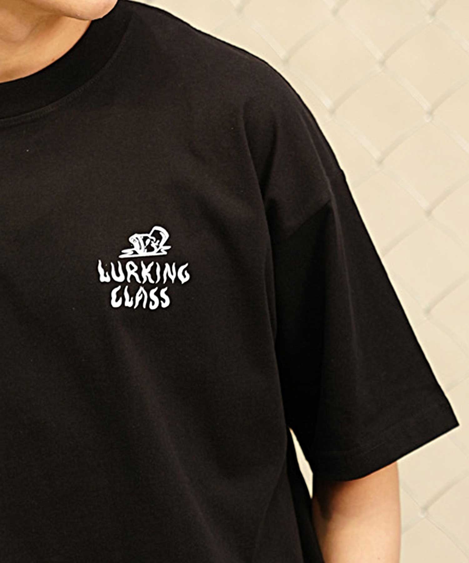 LURKING CLASS ラーキングクラス ST24STM12 メンズ 半袖 Tシャツ バックプリント オーバーサイズ(WHITE-M)