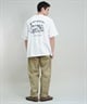 LURKING CLASS ラーキングクラス ST24STM12 メンズ 半袖 Tシャツ バックプリント オーバーサイズ(WHITE-M)