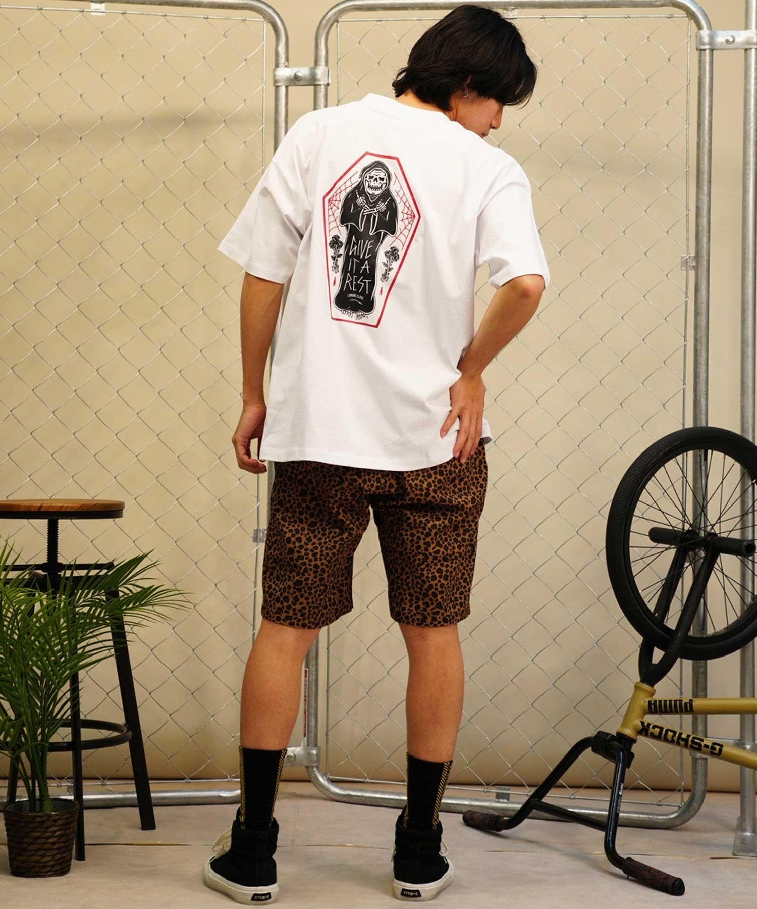 LURKING CLASS ラーキングクラス ST24STM13 メンズ 半袖 Tシャツ バックプリント オーバーサイズ(WHITE-M)