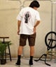 LURKING CLASS ラーキングクラス ST24STM13 メンズ 半袖 Tシャツ バックプリント オーバーサイズ(WHITE-M)