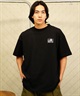 【 ムラサキスポーツ限定】LURKING CLASS ラーキングクラス メンズ 半袖 Tシャツ バックプリント チェッカーフラッグ ST24STM16(BLACK-M)