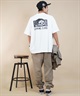 【 ムラサキスポーツ限定】LURKING CLASS ラーキングクラス メンズ 半袖 Tシャツ バックプリント チェッカーフラッグ ST24STM16(BLACK-M)