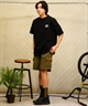 【 ムラサキスポーツ限定】LURKING CLASS ラーキングクラス メンズ 半袖 Tシャツ バックプリント チェッカーフラッグ ST24STM16(BLACK-M)