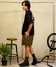 【 ムラサキスポーツ限定】LURKING CLASS ラーキングクラス メンズ 半袖 Tシャツ バックプリント チェッカーフラッグ ST24STM16(BLACK-M)