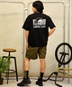 【 ムラサキスポーツ限定】LURKING CLASS ラーキングクラス メンズ 半袖 Tシャツ バックプリント チェッカーフラッグ ST24STM16(WHITE-M)