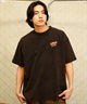 【 ムラサキスポーツ限定】LURKING CLASS ラーキングクラス メンズ 半袖 Tシャツ バックプリント 古着風 ダメージ加工 ST24STM23(BLACK-M)