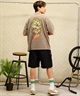 【 ムラサキスポーツ限定】LURKING CLASS ラーキングクラス メンズ 半袖 Tシャツ バックプリント 古着風 ダメージ加工 ST24STM23(DKSV-M)