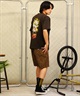 【 ムラサキスポーツ限定】LURKING CLASS ラーキングクラス メンズ 半袖 Tシャツ バックプリント 古着風 ダメージ加工 ST24STM23(DKSV-M)