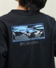 【ムラサキスポーツ限定】columbia コロンビア メンズ オーバーサイズ Tシャツ 半袖T UVケア バックプリント PM4502(010-M)
