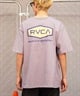 【クーポン対象】RVCA ルーカ HEX BOX TEE メンズ 半袖 Tシャツ バックプリント ロゴ オーバーサイズ BE041-225(GNB1-S)