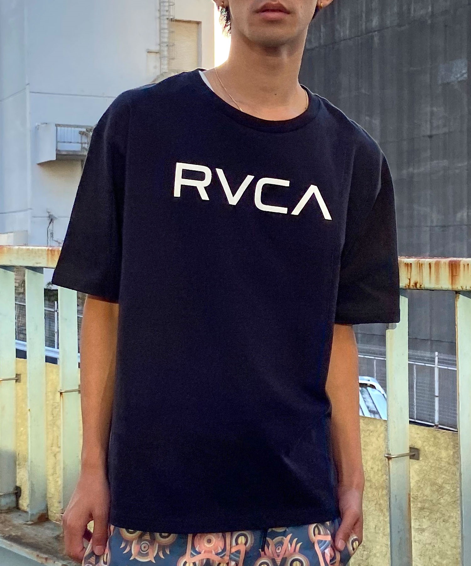 【クーポン対象】RVCA ルーカ BIG RVCA TEE メンズ 半袖 Tシャツ ロゴ シンプル オーバーサイズ BE041-226(KVCB-S)