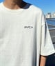 RVCA ルーカ メンズ 半袖 Tシャツ バックプリント ロゴ オーバーサイズ BE041-238(BLK-S)