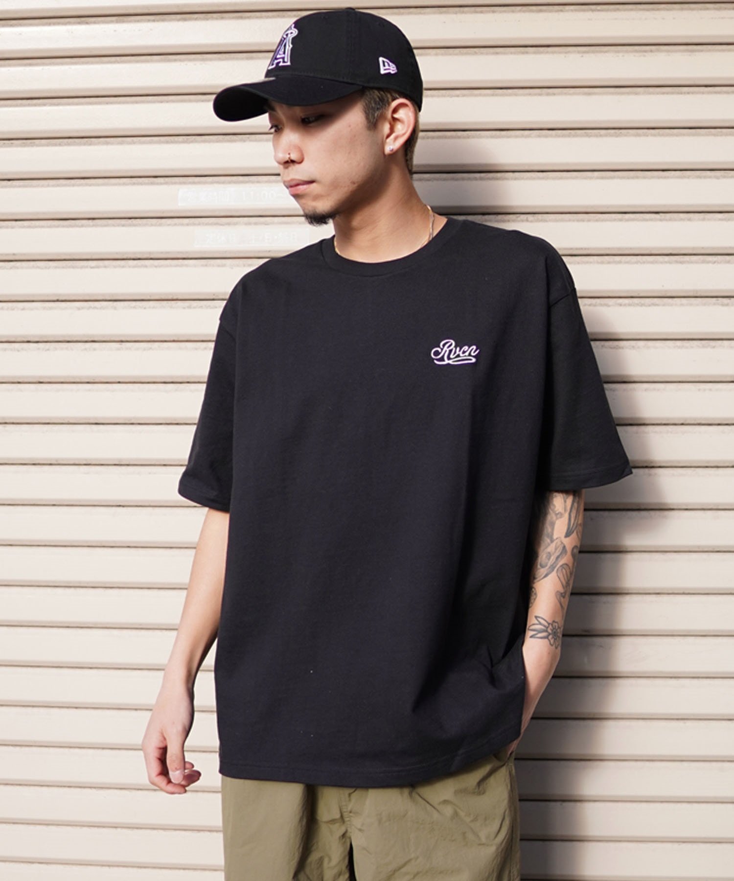 【クーポン対象】ムラサキスポーツ限定RVCA ルーカ RVCA BEND ST メンズ 半袖 Tシャツ バックプリント BE041-P22(BRK0-S)