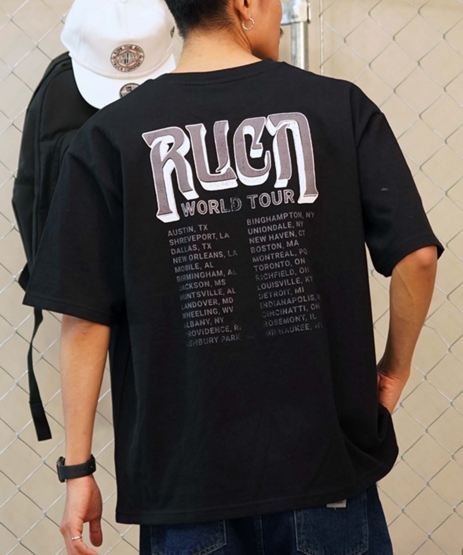 【クーポン対象】【ムラサキスポーツ限定】RVCA ルーカ RVCA TOUR TEE メンズ 半袖 Tシャツ バックプリント BE041-P23(KVC0-S)