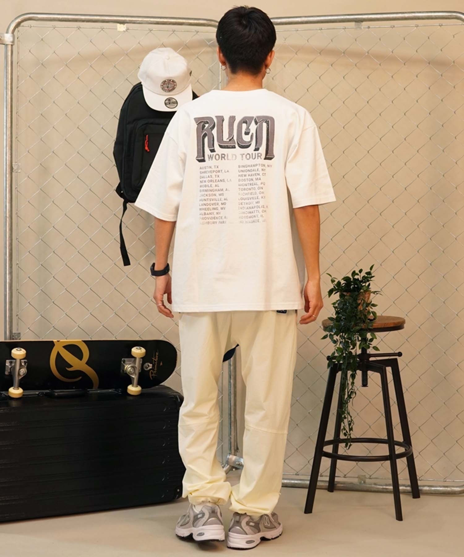 【クーポン対象】【ムラサキスポーツ限定】RVCA ルーカ RVCA TOUR TEE メンズ 半袖 Tシャツ バックプリント BE041-P23(KVC0-S)