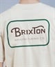 BRIXTON ブリクストン メンズ 半袖 Tシャツ バックプリント ブランドロゴ 17118(BLCRW-M)