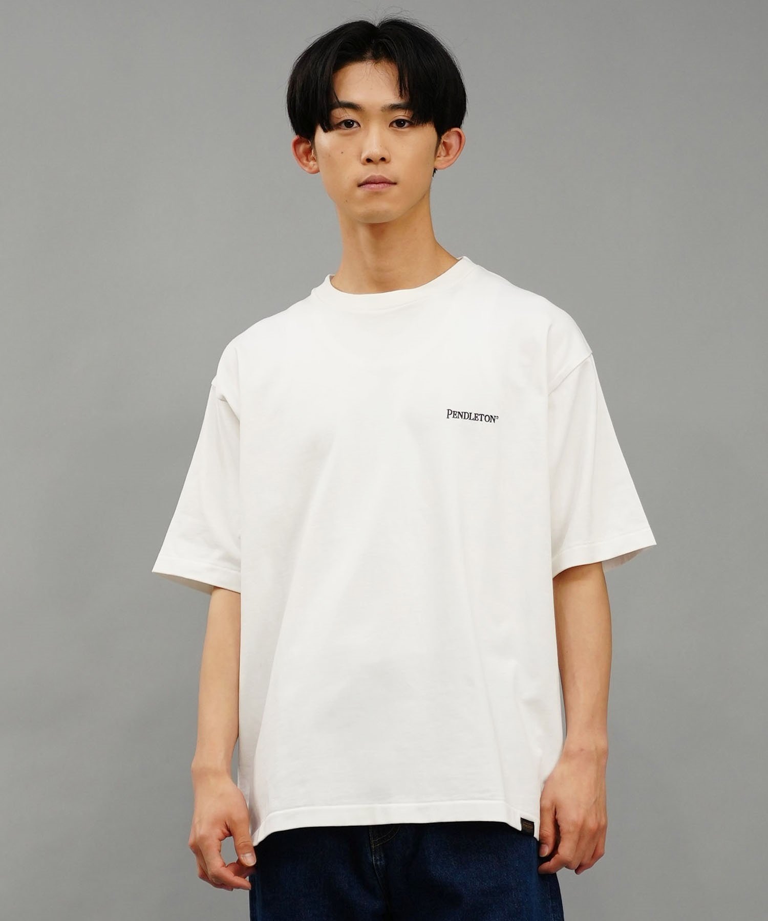 PENDLETON ペンドルトン メンズ 半袖 Tシャツ DESI 4275-6007(09WH-M)