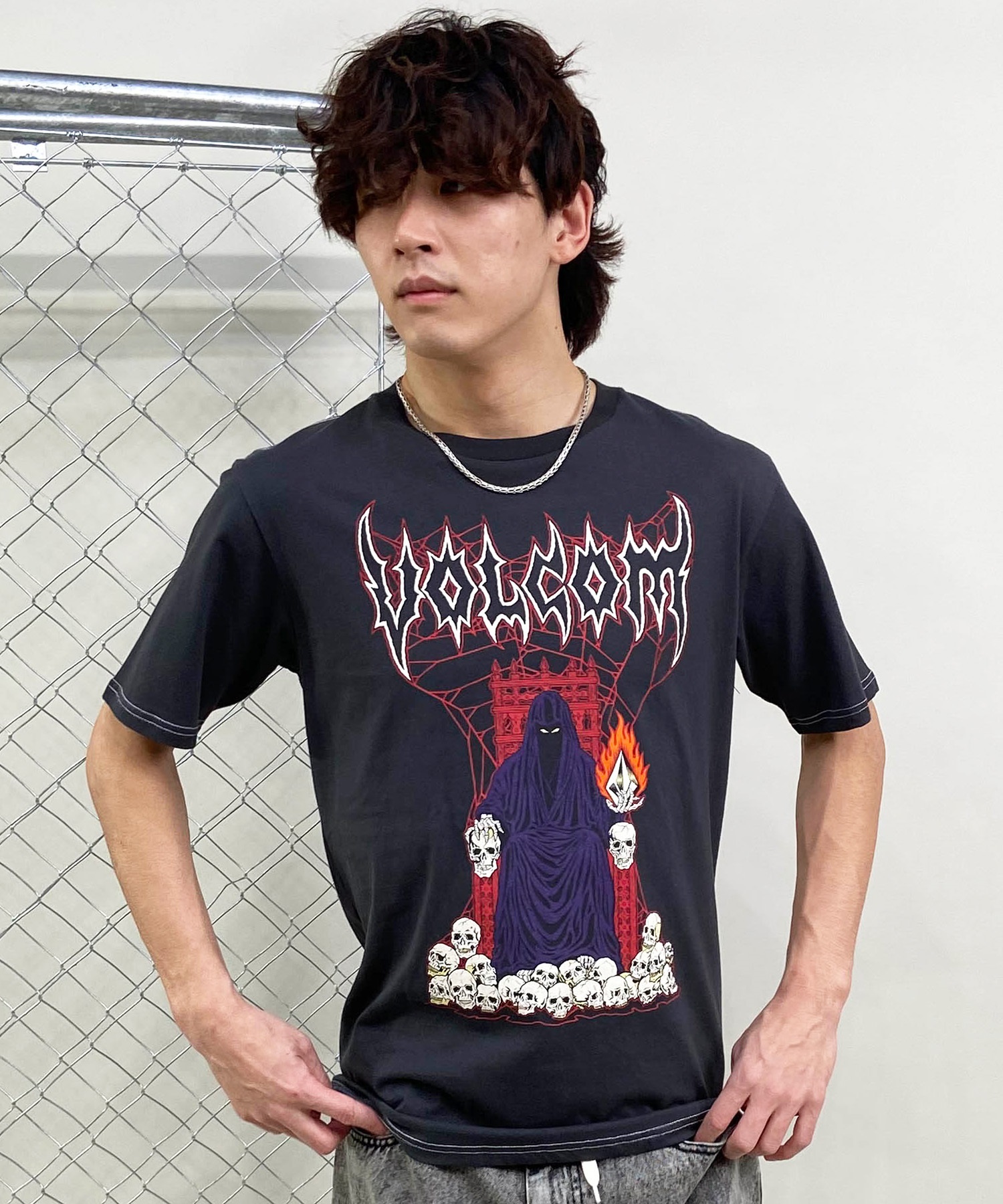 VOLCOM ボルコム メンズ 半袖 Tシャツ DESI AF312405(STH-M)