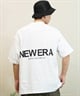 NEW ERA ニューエラ メンズ 半袖 Tシャツ バックプリント ブランドロゴ ホワイト 14121850(WHI-M)