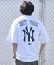 【ムラサキスポーツ限定】 NEW ERA ニューエラ SSOT メンズ 半袖 Tシャツ オーバーサイズ バックプリント MLB 14334728(WHI-M)