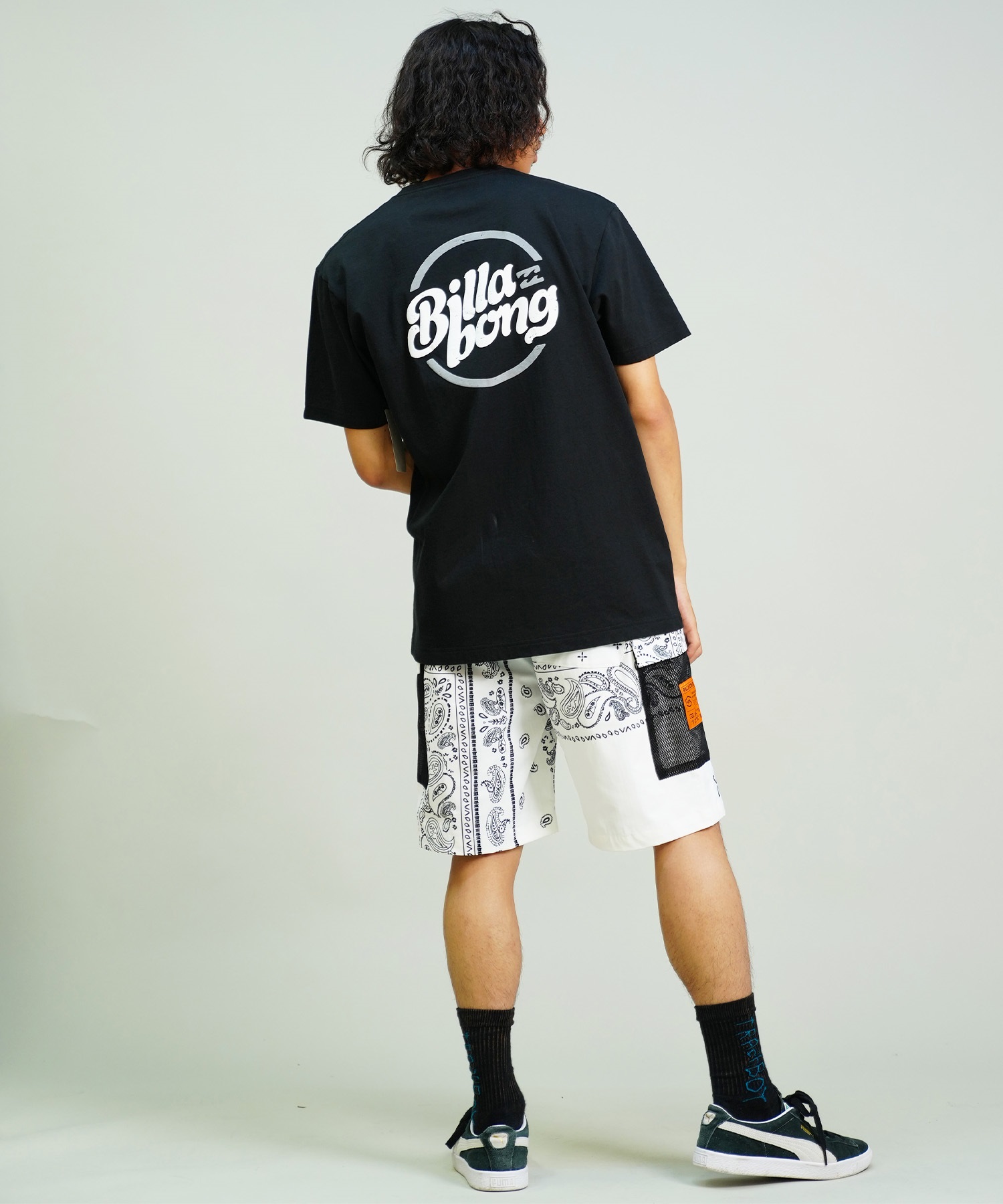 BILLABONG ビラボン 半袖 Tシャツ メンズ バックプリント レギュラーフィット GROOVY BE01A-205(LRD-S)