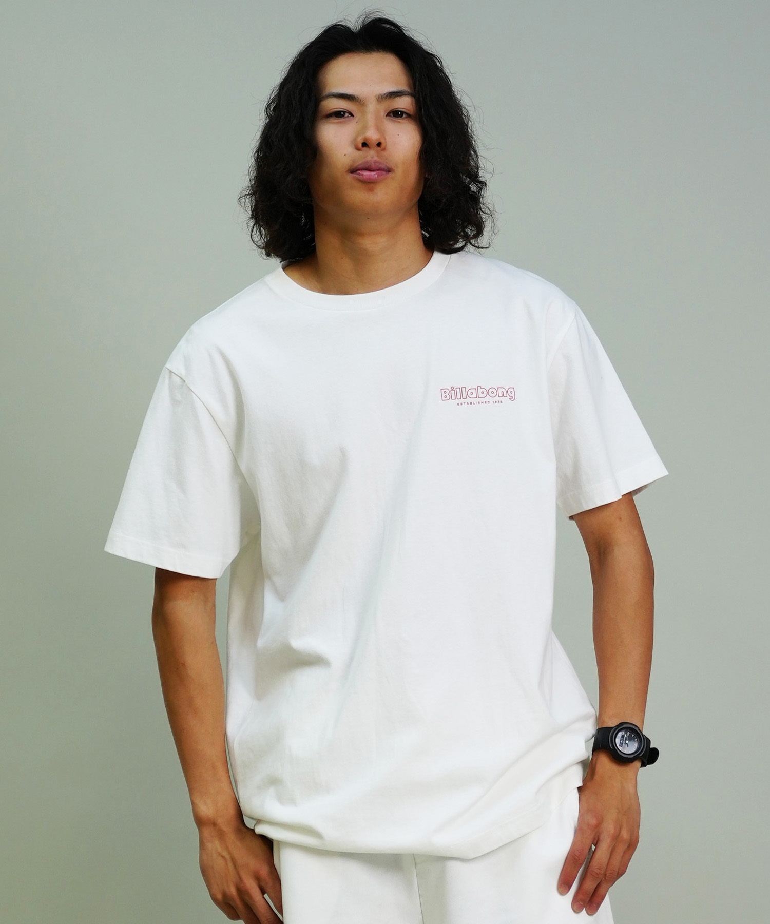 BILLABONG ビラボン 半袖 Tシャツ メンズ フォトT バックプリント レギュラーフィット LAYBACK BE01A-206(OFW-M)